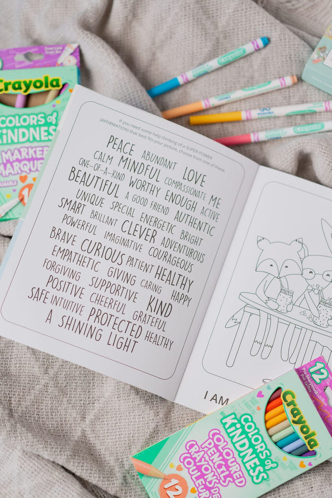 I Am Mindful- Affirmation Colouring Book for Kids Love Powered Co.